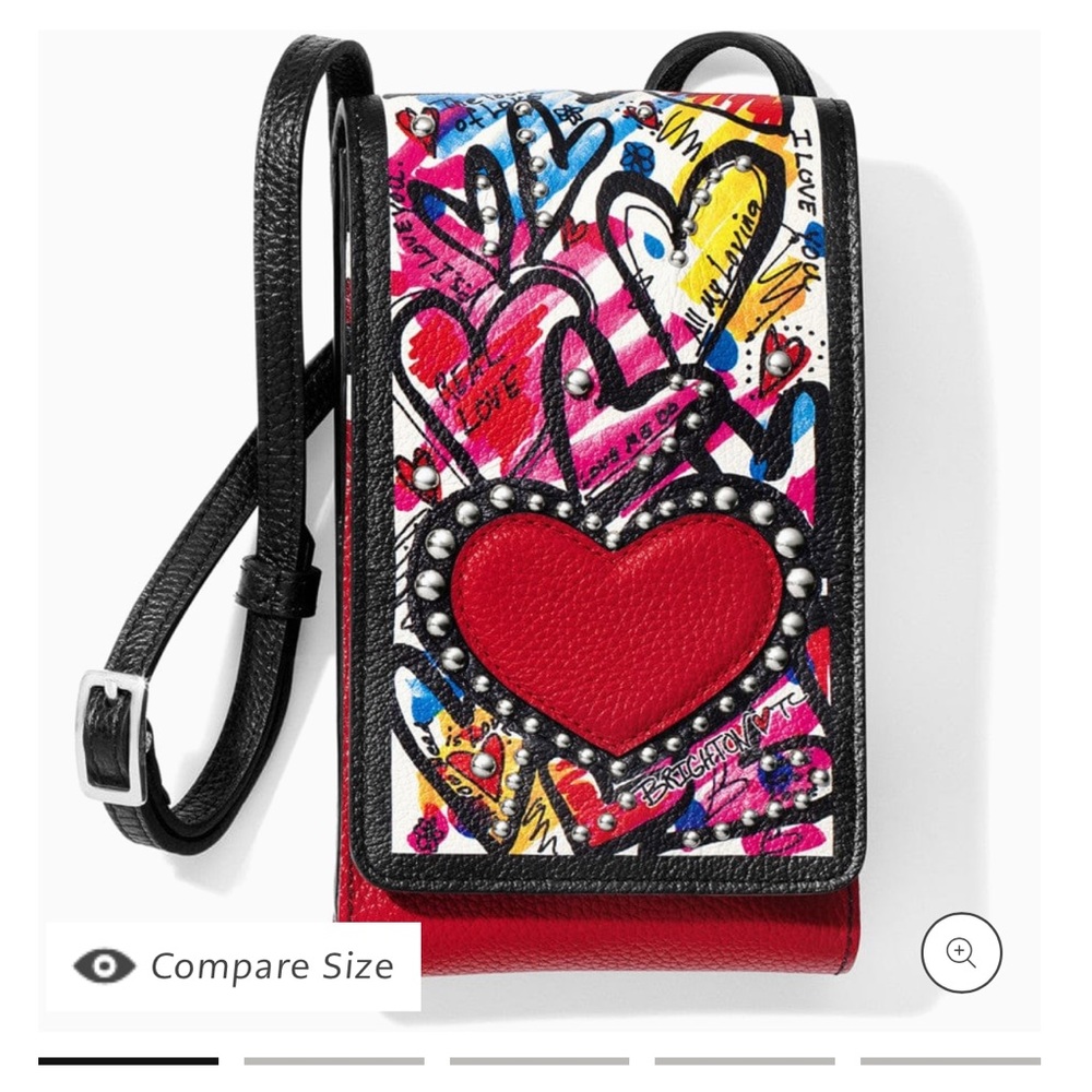 Mini bag cross body phone case wallet limited edition Art of Love